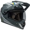 Casque cross BellMX-9 Adventure MIPS Alpine - Gris Charcoal Argent