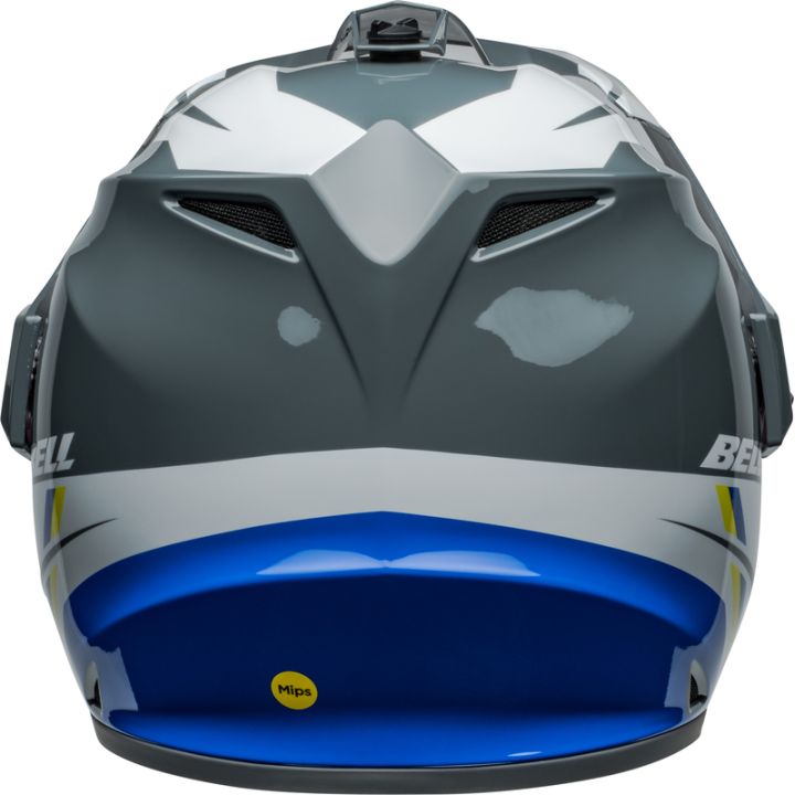 Casque cross BellMX-9 Adventure MIPS Alpine - Gris Charcoal Argent