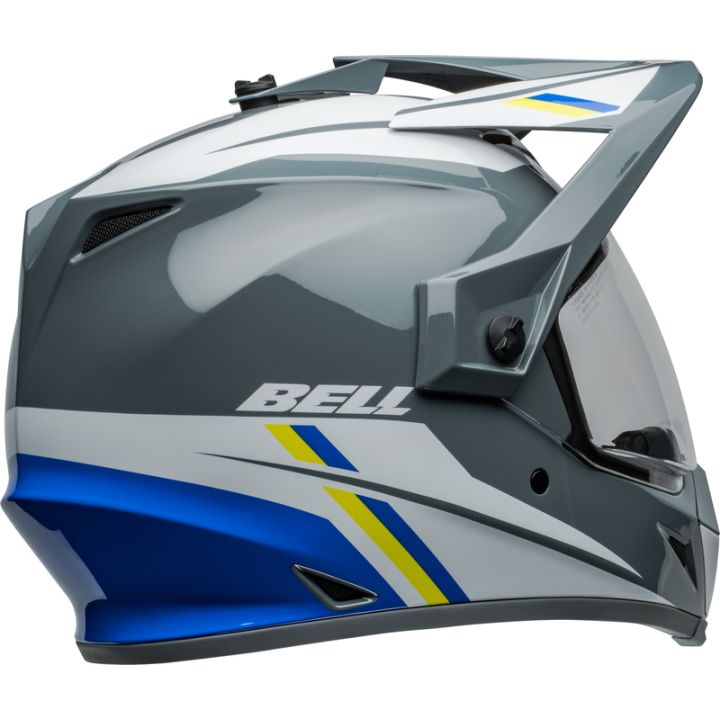 Casque cross BellMX-9 Adventure MIPS Alpine - Gris Charcoal Argent