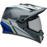 Casque cross BellMX-9 Adventure MIPS Alpine - Gris Charcoal Argent
