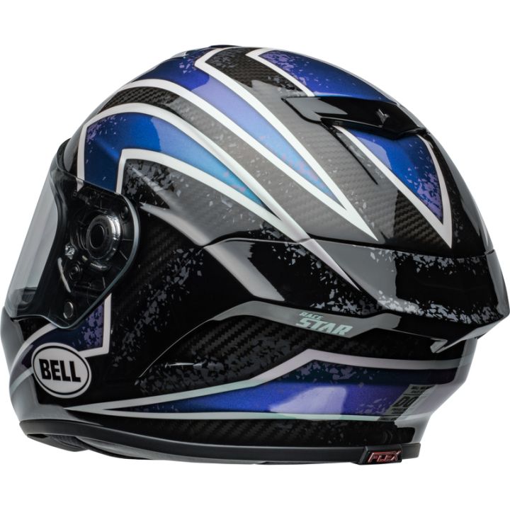 Casque moto Bell Race Star DLX Flex - Noir Bleu