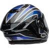 Casque moto Bell Race Star DLX Flex - Noir Bleu