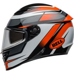 Casque moto Bell Lithium MIPS Podium - Noir Orange