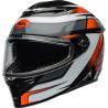 Casque moto Bell Lithium MIPS Podium - Noir Orange