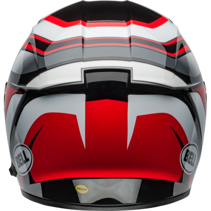 Casque moto Bell Lithium MIPS Podium - Noir Rouge