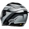 Casque moto Bell Lithium MIPS Podium - Noir Blanc