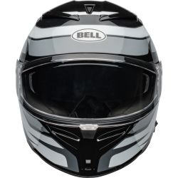 Casque moto Bell Lithium MIPS Podium - Noir Blanc 2