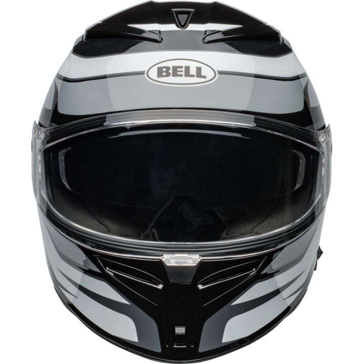 Casque moto Bell Lithium MIPS Podium - Noir Blanc