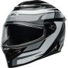 Casque moto Bell Lithium MIPS Podium - Noir Blanc