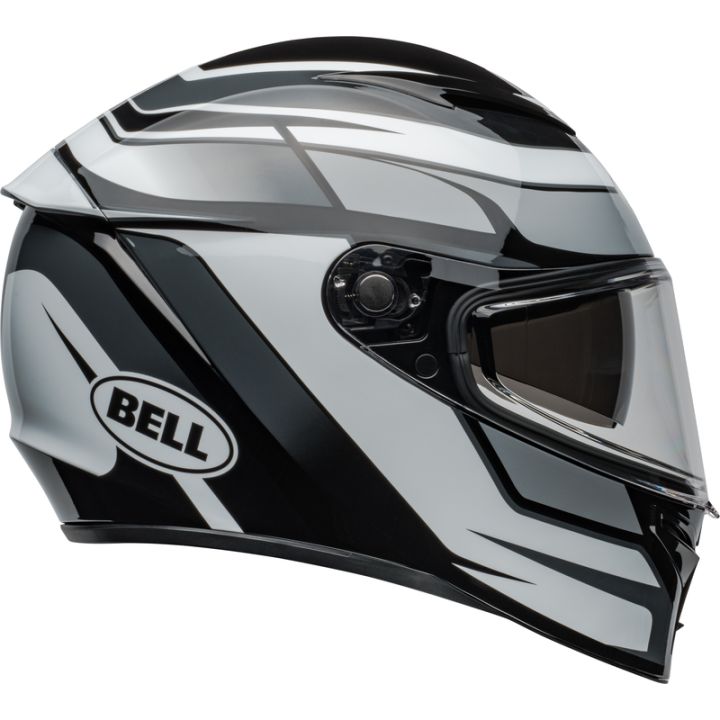 Casque moto Bell Lithium MIPS Podium - Noir Blanc