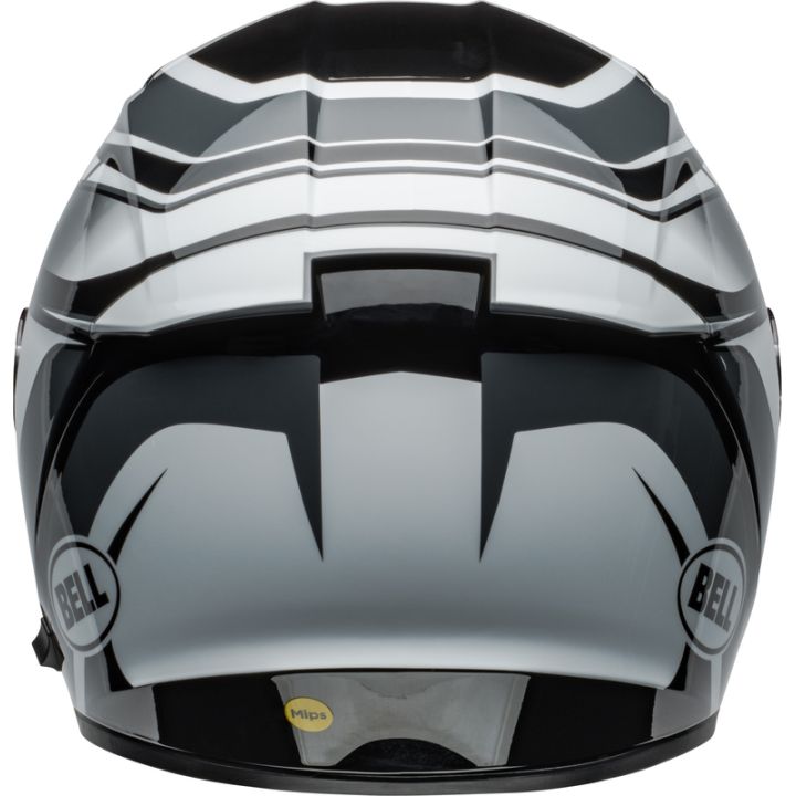 Casque moto Bell Lithium MIPS Podium - Noir Blanc