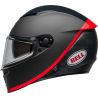 Casque moto Bell Lithium MIPS Hartluck - Noir Mat Rouge