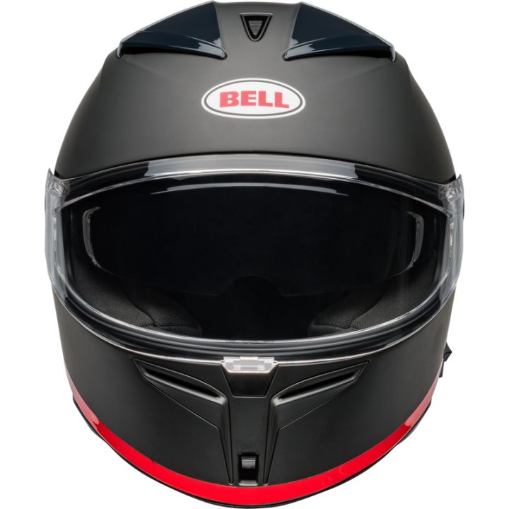 Casque moto Bell Lithium MIPS Hartluck - Noir Mat Rouge