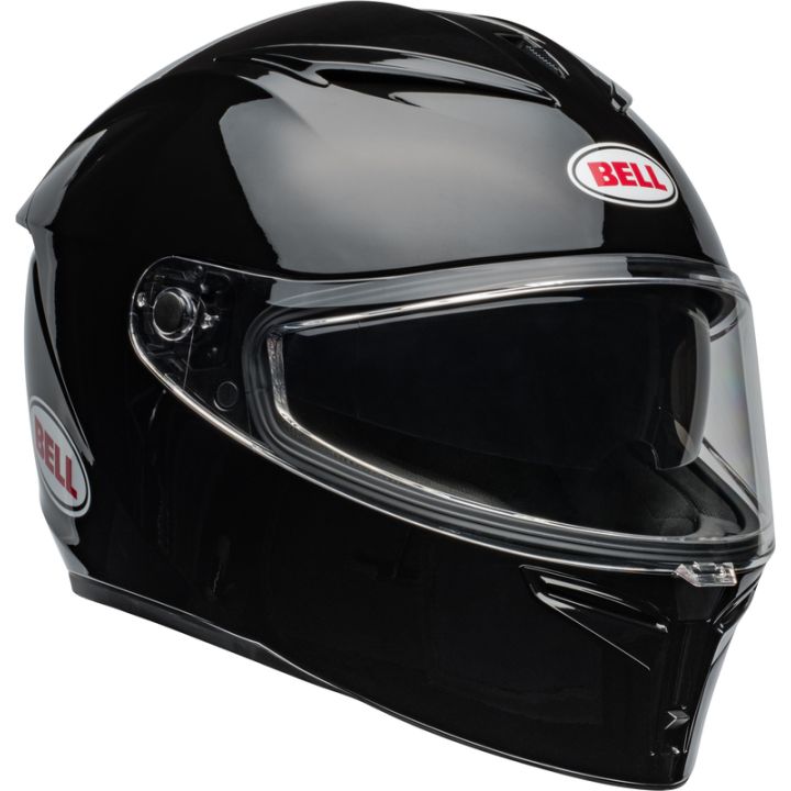 Casque moto Bell Lithium Solid - Noir brillant