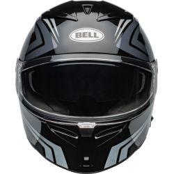 Casque moto Bell Lithium Jetstream - Noir Argent 2