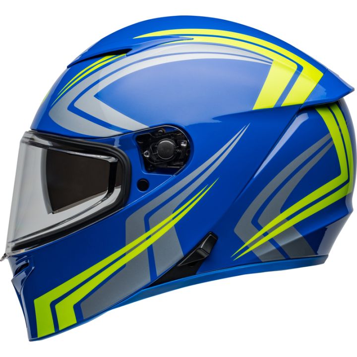 Casque moto Bell Lithium Jetstream - Bleu Retina