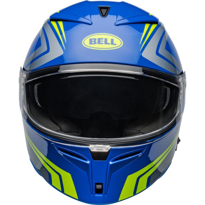 Casque moto Bell Lithium Jetstream - Bleu Retina