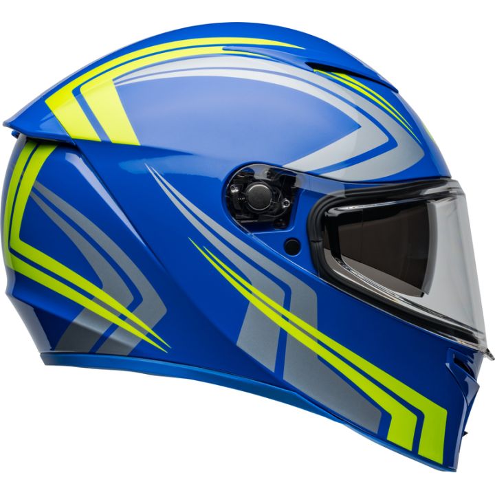 Casque moto Bell Lithium Jetstream - Bleu Retina