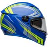 Casque moto Bell Lithium Jetstream - Bleu Retina