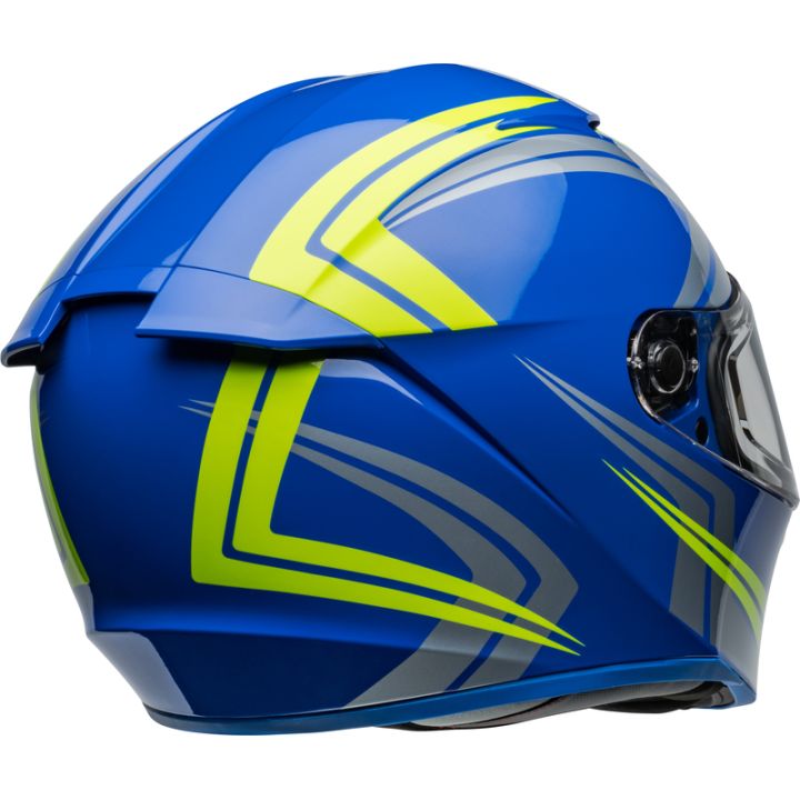 Casque moto Bell Lithium Jetstream - Bleu Retina