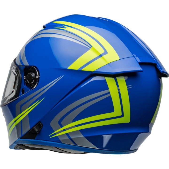 Casque moto Bell Lithium Jetstream - Bleu Retina