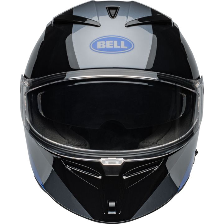 Casque moto Bell Lithium SHEAR - Gris Bleu