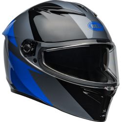 Casque moto Bell Lithium SHEAR - Gris Bleu 2