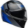 Casque moto Bell Lithium SHEAR - Gris Bleu