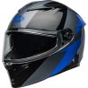 Casque moto Bell Lithium SHEAR - Gris Bleu
