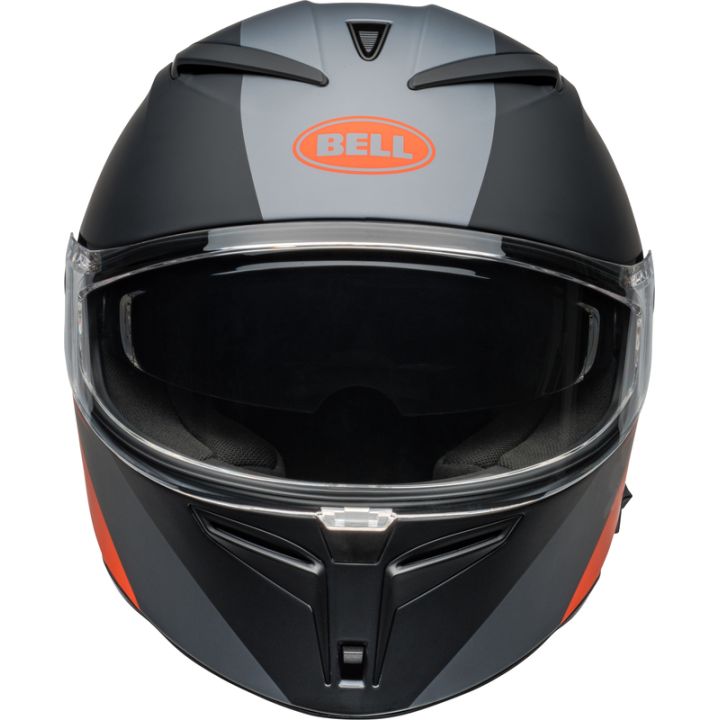 Casque moto Bell Lithium SHEAR - Gris Mat Orange