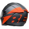 Casque moto Bell Lithium SHEAR - Gris Mat Orange