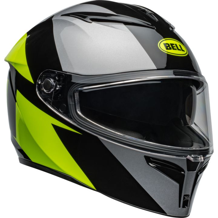 Casque moto Bell Lithium SHEAR - Gris Métallique Retina