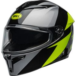 Casque moto Bell Lithium SHEAR - Gris Métallique Retina