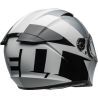 Casque moto Bell Lithium SHEAR - Argent Blanc