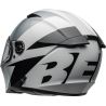 Casque moto Bell Lithium SHEAR - Argent Blanc
