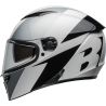 Casque moto Bell Lithium SHEAR - Argent Blanc