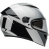 Casque moto Bell Lithium SHEAR - Argent Blanc