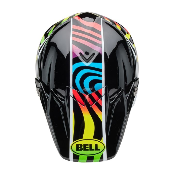 Casque cross Bell MOTO-9S Flex DRIFT - Noir Multicouleur