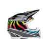 Casque cross Bell MOTO-9S Flex DRIFT - Noir Multicouleur