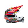 Casque cross Bell MOTO-9S Flex Édition Limitée Renen Nova - Noir Rouge