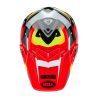 Casque cross Bell MOTO-9S Flex Édition Limitée Renen Nova - Noir Rouge