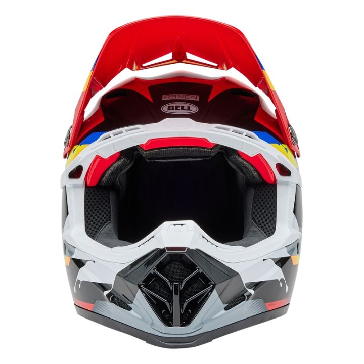 Casque cross Bell MOTO-9S Flex Édition Limitée Renen Nova - Noir Rouge
