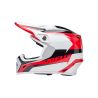 Casque cross Bell MX-9 MIPS RIFT - Rouge Blanc