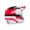Casque cross Bell MX-9 MIPS RIFT - Rouge Blanc