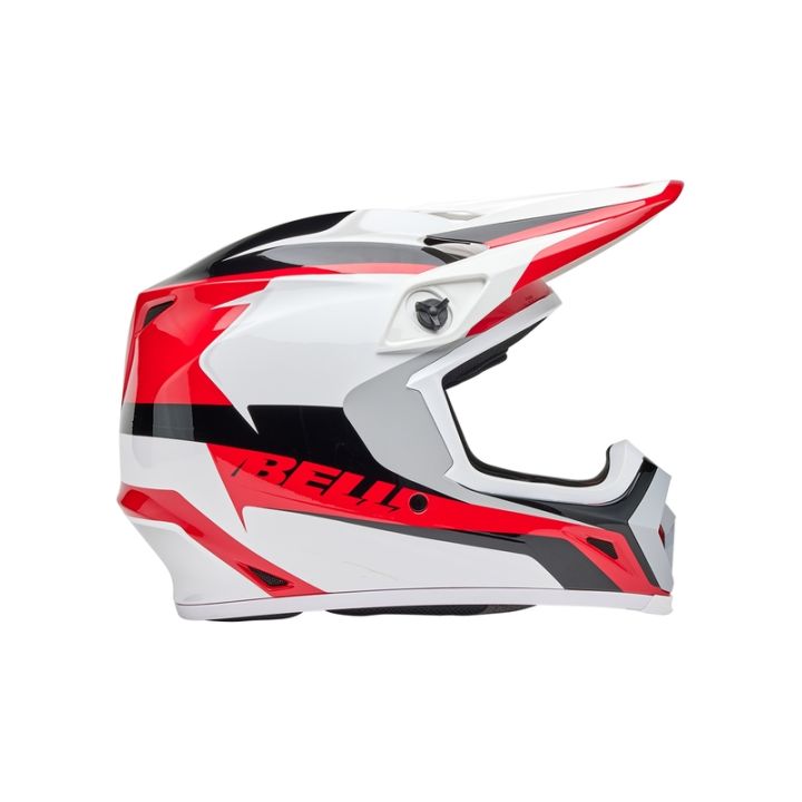 Casque cross Bell MX-9 MIPS RIFT - Rouge Blanc