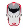 Casque cross Bell MX-9 MIPS RIFT - Rouge Blanc