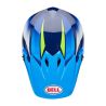 Casque cross Bell MX-9 MIPS Jackal - Bleu Jaune Fluo