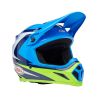 Casque cross Bell MX-9 MIPS Jackal - Bleu Jaune Fluo