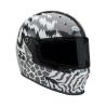 Casque moto Bell Eliminator Carbon Édition Limitée Death Spray - Noir Blanc
