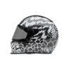Casque moto Bell Eliminator Carbon Édition Limitée Death Spray - Noir Blanc